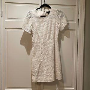 White Eyelet J. Crew Dress